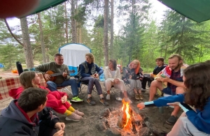 Семейный летний лагерь на Ладоге: июль 2022 года 46