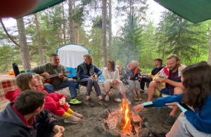 Семейный летний лагерь на Ладоге: июль 2022 года 47